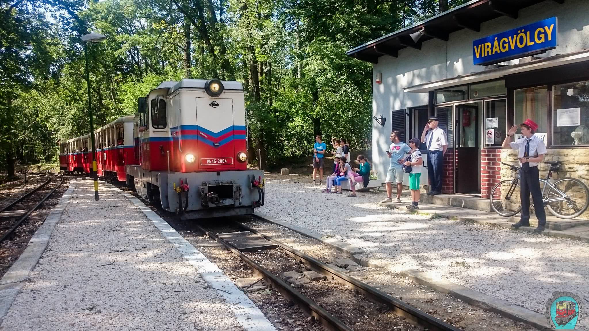 A normafai játszótér közelében Virágvölgy állomás